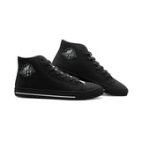 MDK Black Unisex High Top Canvas Shoes